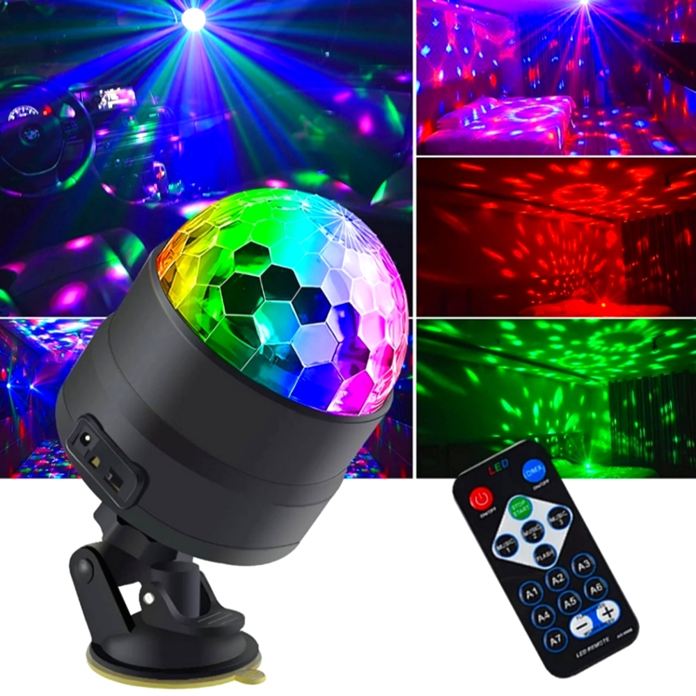 NIB! LED Mini Colors Stage, Disco, Halloween, DJ, Party Light with Strobe